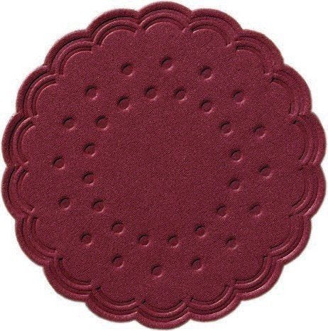 Duni Untersetzer 8lagig Tissue Uni Bordeaux, ø 7,5 cm, 250 Stück