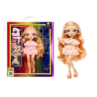 Thumbnail for Rainbow High Modepuppe – Victoria Whitman - Hellrosa Puppe mit Sommersprossen - Modisches Outfit & 10+ Bunte Spiel-Accessoires - Für Sammler und Kinder von 4-12 Jahren