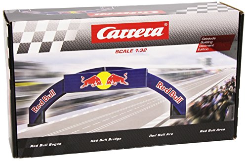 Carrera RedBull Bogen I Authenitsches Zubehör Teil für Deine Slot Car Rennbahn I Geeignet für alle Rennbahnen I Leichter zusammenbau I inkl. Stickerbogen im Sale