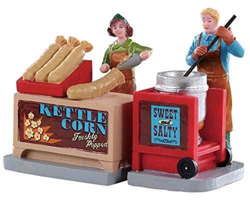 LEMAX - Kettle Corn Stand 92746 Figur Verkaufsstand Weihnachtsdorf Winterdorf