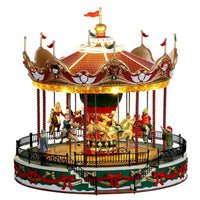 Thumbnail for Lemax 34682 Carnival-Sights & Sounds: Santa Carousel-(34682-UK), Resin, Mehrfarbig im Sale