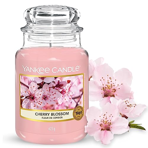 Yankee Candle Duftkerze im Glas (groß) | Cherry Blossom | Brenndauer bis zu 150 Stunden