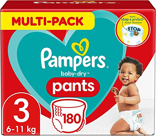 Pampers Windeln Pants Größe 3 (6-11kg) Baby-Dry, Alte Version