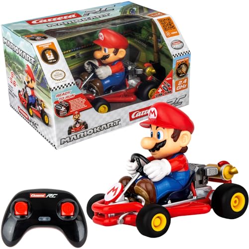 Carrera RC Mario Kart Pipe Kart für Kinder ab 6 Jahren I ferngesteuertes Auto mit Vollfunktion-Steuerung I für Einsteiger geeignet I bis zu 9km/h im Sale