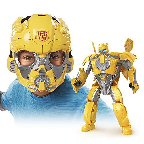 Hasbro Transformers Spielzeug Bumblebee 2-in-1 Maske und Figur zu Transformers: Aufstieg der Bestien, ab 6 Jahren, 22,5 cm im Sale