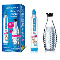 Thumbnail for Sodastream 1100065490 Reservepack mit 1x CO2-Zylinder und 1x 0,6 L Glaskaraffe, metall im Sale