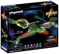 Thumbnail for PLAYMOBIL 71089 Star Trek - Klingonenschiff: Bird-of-Prey, Klingonenschiff mit Lichteffekten, Original-Sounds und Sammelfiguren, Für Star Trek-Fans und Kinder ab 10 Jahren [Exklusiv bei Amazon]