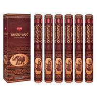 Thumbnail for Incense Sandalwood, 120 Sticks in a Six Pack. HEM Brand, Hand Rolled in India. by Hem Incense