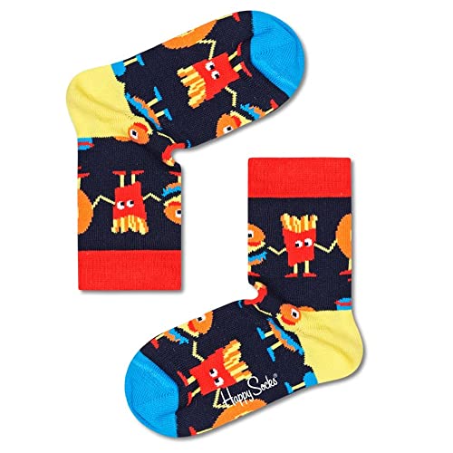 Happy Socks Unisex Kinder Flamingo Socken, 1 Paar HS427, 4-6 Jahre