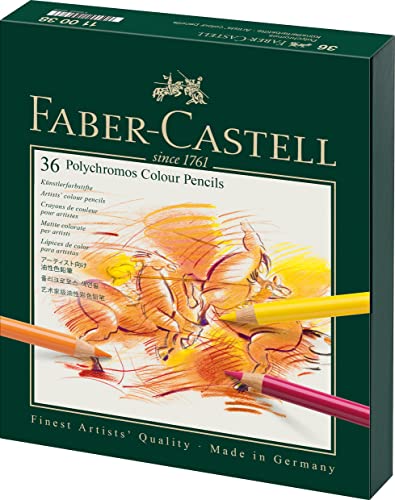 Faber-Castell 110038 - Farbstift POLYCHROMOS, 36er Atelierbox