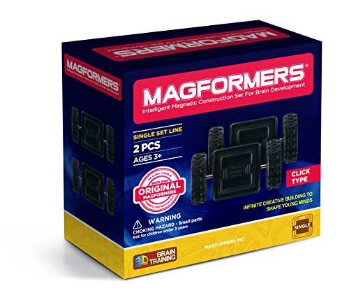 MAGFORMERS 274-98 - Click Wheels, Black