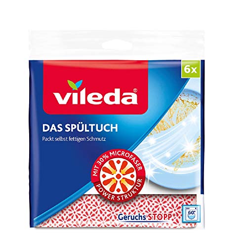 Vileda Spültuch 34x34 cm, 6er Pack im Sale