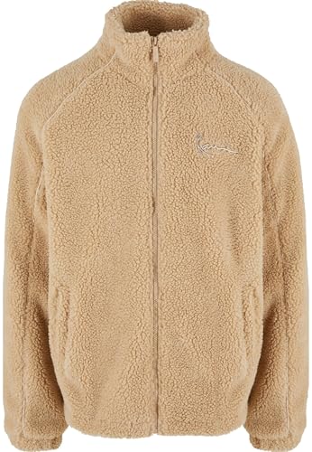 Karl Kani Metal Signature Teddy Jacket L Sand/Light Sand im Sale