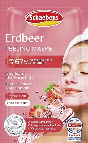 Schaebens Erdbeer Maske, 10er Pack (10 x 12 ml)