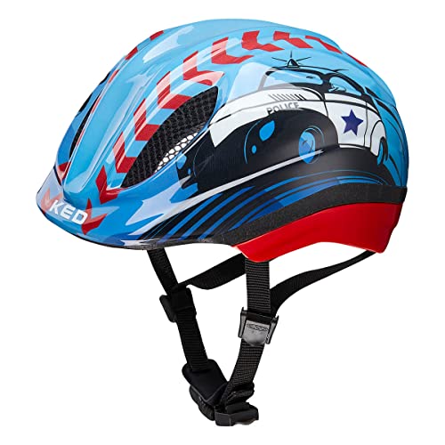 KED Kinder Meggy Trend Fahrradhelm, Blau, S (46-51cm)