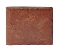 Thumbnail for Fossil Brieftasche für Männer Derrick, Leder Bifold braun 11,4 cm x 2,5 cm B x 9,5 cm H ML3687200 im Sale