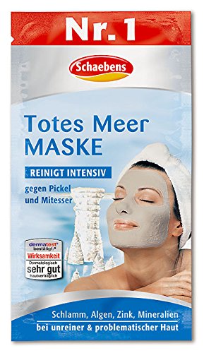 Schaebens Totes Meer Maske, 10er Pack (10 x 15 ml)