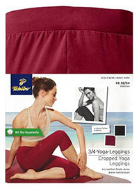 Thumbnail for Tchibo TCM 3/4 Yoga Leggings Bordeaux (36/38 S) im Sale