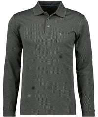 Thumbnail for RAGMAN Herren Softknit-Polo Mini-Jacquard 4XL, Grau-Melange-194 im Sale