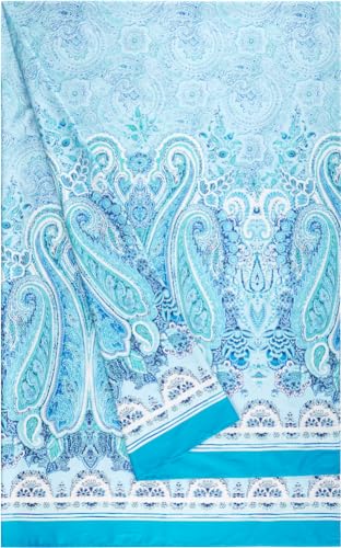 Bassetti MERGELLINA Foulard aus 100% Baumwolle in der Farbe Ocean Blue B1, Maße: 180x270 cm - 9328415