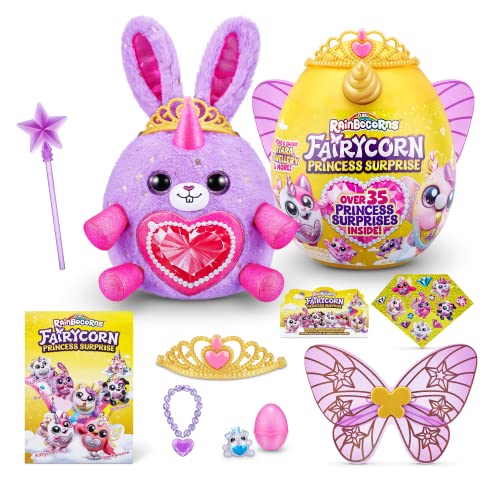 Rainbocorns Fairycorn Princess Surprise Serie 6, Duchess Hase, von ZURU, 30 cm Fairycorn-Prinzessin Plüschtier (Hase)