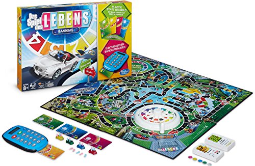 Hasbro A6769398 Das Spiel des Lebens Banking, Innovative Variation des Spieleklassikers, Familienspiel, 4 Spieler im Sale