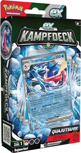 Pokémon-Sammelkartenspiel: Kampfdeck Quajutsu-ex (sofort spielbares Deck mit 60 Karten) im Sale