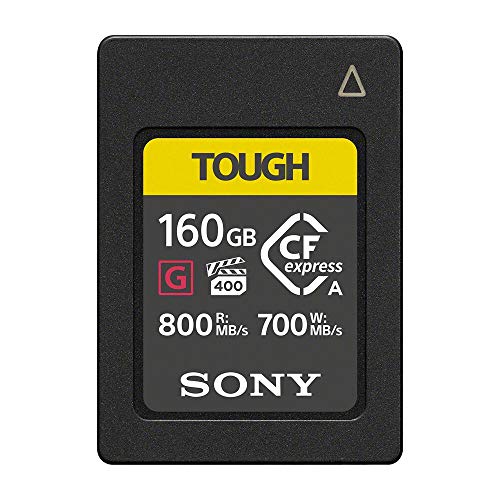 Sony CEA-G160T Compact Flash Express Speicherkarte (160GB, Typ A, 800 MB/s Lesen, 700 MB/s Schreiben), Schwarz im Sale