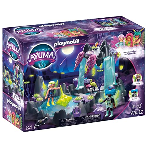 PLAYMOBIL Adventures of Ayuma 71032 Moon Fairy Quelle, Inkl. Spielzeug-Feen mit beweglichen Feen-Flügeln, Fee-Spielzeug für Kinder ab 7 Jahren