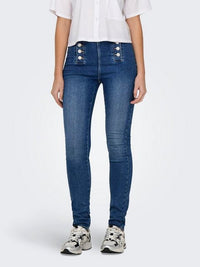 Thumbnail for ONLY Skinny-fit-Jeans ONLDAISY HW BUTTON SKINNY DNM im Sale