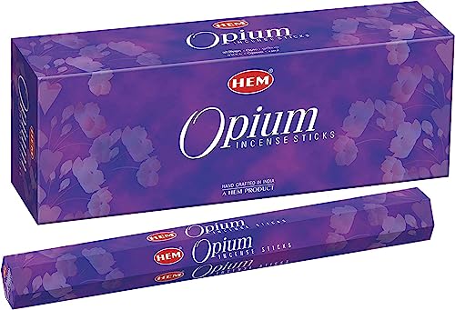 HEM RäucherstäbchenSparset. 6 Packungen a 20g Ca 120 Sticks Opium