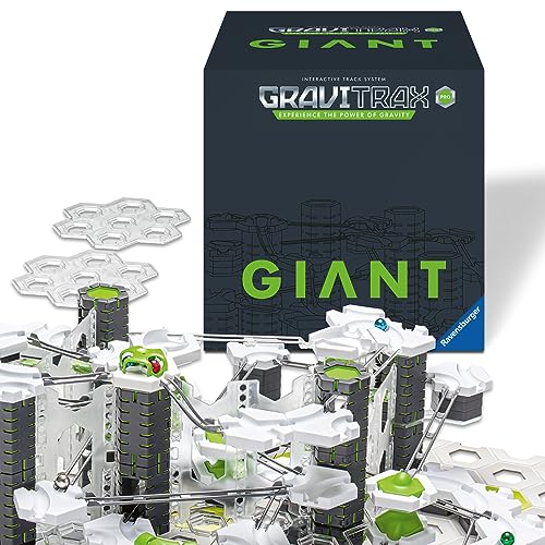 Ravensburger GraviTrax PRO Starter-Set Giant- Erweiterbare Kugelbahn für Kinder, Interaktive Murmelbahn, Lernspielzeug und Konstruktionsspielzeug ab 8 Jahren