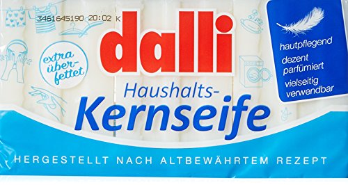 dalli classic Haushaltskernseife I 12 x 100g I vielseitig verwendbar und hautpflegend I für Haut und Wäsche im Sale