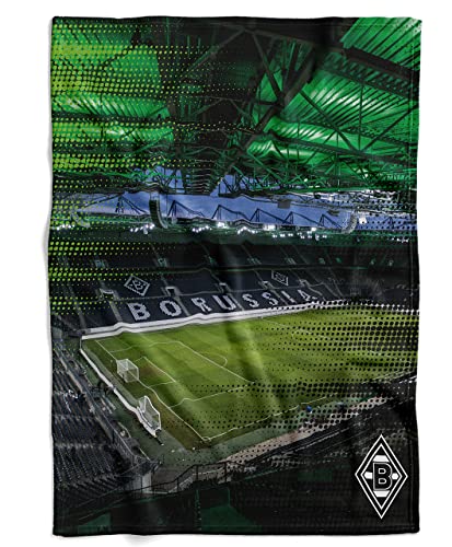 Borussia Mönchengladbach Flanellfleecedecke Fleecedecke Decke Kuscheldecke ** Stadion ** im Sale