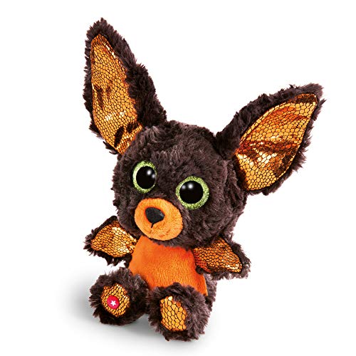 NICI Glubschis: Das Original – Glubschis Halloween Fledermaus 15 cm I Kuscheltier Fledermaus mit großen Augen I Flauschiges Plüschtier mit Glitzeraugen ab 0 Monaten I braun / orange – 46305 im Sale