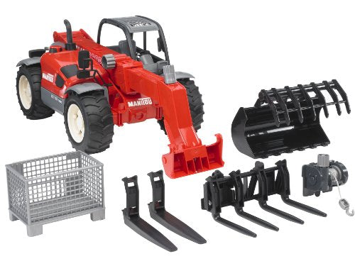 Bruder 02126 - Manitou Teleskoplader MLT 633 mit Zubehör