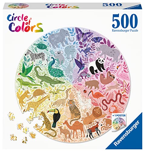 Ravensburger Puzzle 17172 Circle of Colors -Animals 500 Teile im Sale