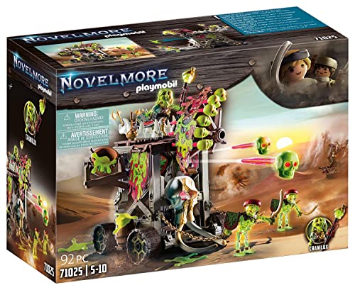 PLAYMOBIL Novelmore 71025 Sal'ahari Sands - Donnerthron mit Katapult, Spielzeug für Kinder ab 5 Jahren