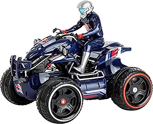 Carrera RC Red Bull Quad I Amphibious Quadbike I Ferngesteurtes RC Quad im Red Bull Design I für Kinder und Erwachsene ab 14 Jahren I Mit wiederaufladbarer Batterie I Im Wasser und an Land Gas geben