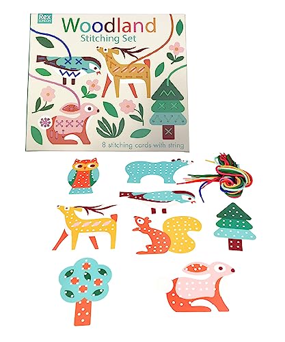 Rex London Woodland Animals Learn to Stitch Activity Set