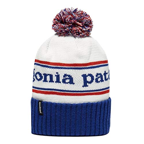 Patagonia, Powder Town Beanie, Beanie, Park-Streifen: Viking Blau, All, Unisex-Adult im Sale