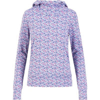 Thumbnail for Blutsgeschwister Damen Scuba Duba Hoodie, dancing loving flower, im Sale