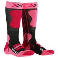 Thumbnail for X-Socks Unisex Kinder Ski Junior 4.0 Socks, Anthracite Melange/f im Sale