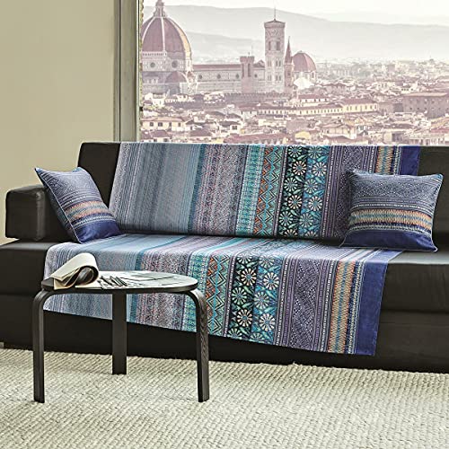 Bassetti Einrichtungsfoulard Piazza dei Miracoli M1 Marrone Baumwolle, Größe: 350cm x 270cm, 9314365