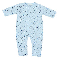 Thumbnail for Feetje Baby Overall mit Alloverprint und Klappfuß, hellblau (Blue 077), 86 im Sale