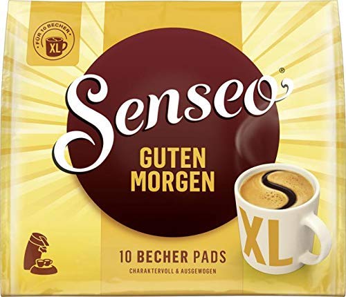 Senseo 4033163 Kaffeepad GUTEN MORGEN stark & intensiv koffeinhaltig 10x12,5g im Sale