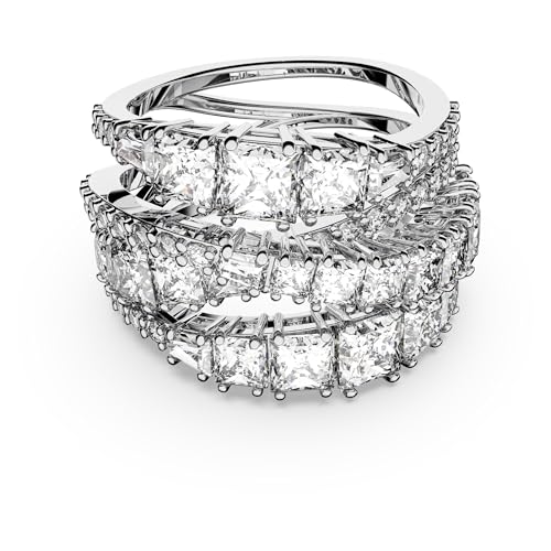 Swarovski, Hyperbola Wrap Ring, Weiß, 60 im Sale