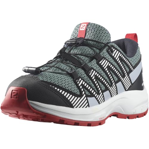 Salomon XA Pro V8 Unisex Kinder-Multisportschuhe, Präzise Passform, Grip in jedem Gelände, Sportlicher Look, Stormy Weather, 37 im Sale