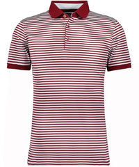 Thumbnail for RAGMAN Herren Poloshirt gestreift, mercerisiert L, Bordeaux-685 im Sale