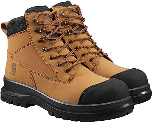 Carhartt Herren Detroit Rugged Flex® 15 cm hoher S3-Sicherheitsstiefel mit Reißverschluss, Weizen, 40 im Sale